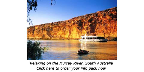 Houseboating on the Murray River. Click here for your free info pack about South Australia