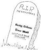 R.I.P. the daily paper