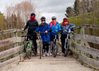 Caroline Crick - Four Go Biking in Otago
