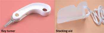 key turner and stocking aid key turner and stocking aid