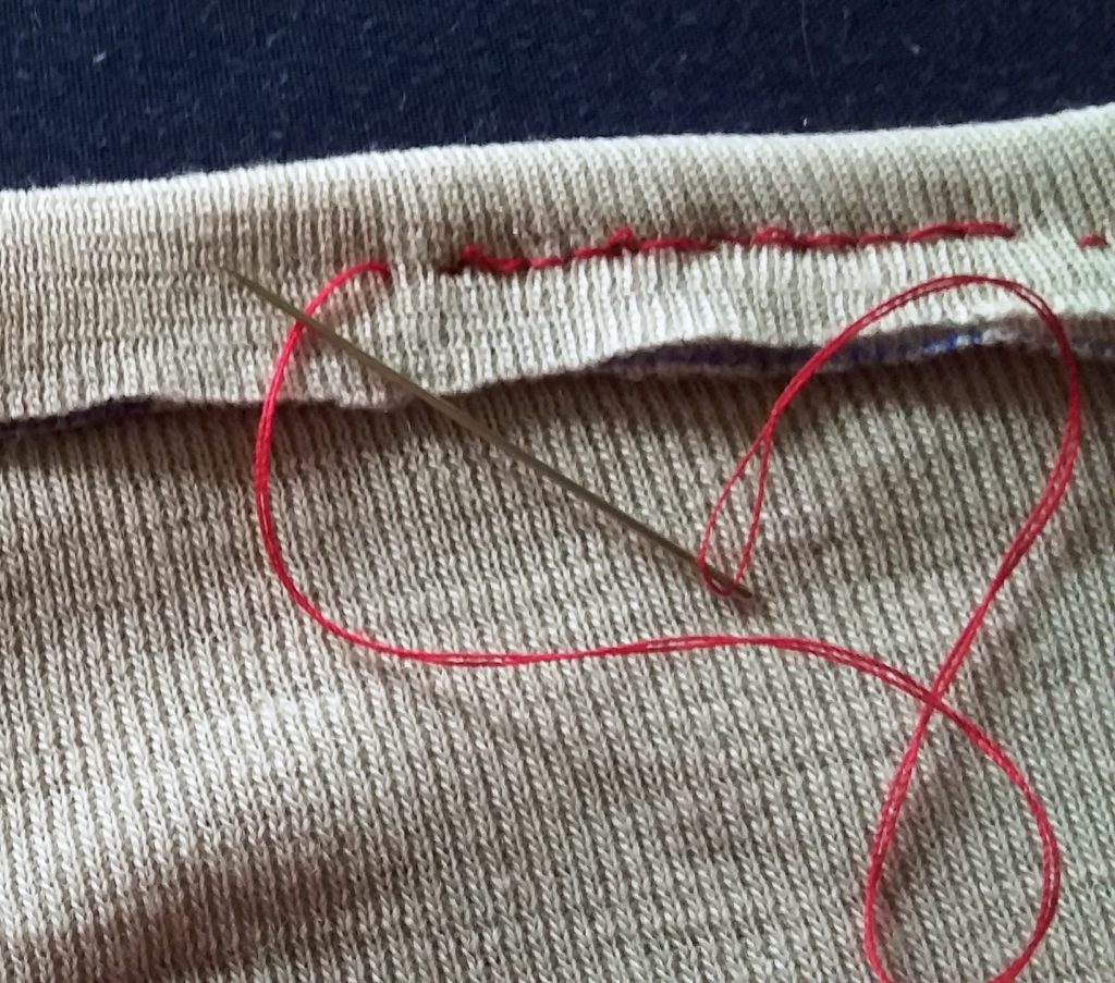 6. If you dont have a sewing machine backstitch instead using a needle and thread. 6. If you dont have a sewing machine backstitch instead using a needle and thread.