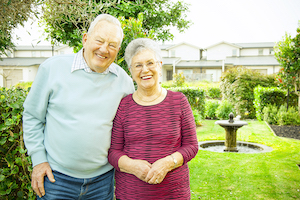 Bill and Joy Darby, landscape