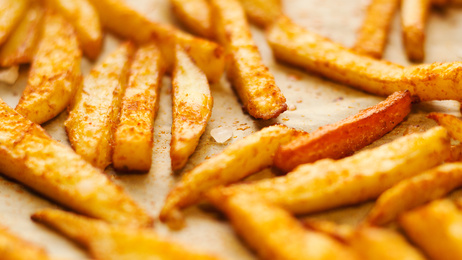 Homemade, oven baked potatoes