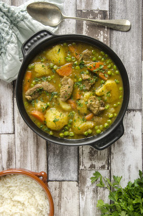 Spicy lamb and vegetable stew