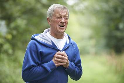 Senior Man Suffering Heart Attack Whilst Jogging