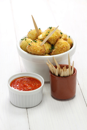 cauliflower bites, vegetarian food