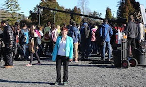 Julia Charity CEO LOOK AFTER ME Project-Co-ordinating on the set of  - Daddy,where are we Going