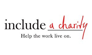 Include a charity logo