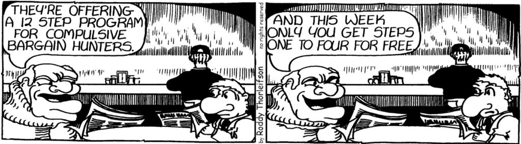 Joke bargain hunting