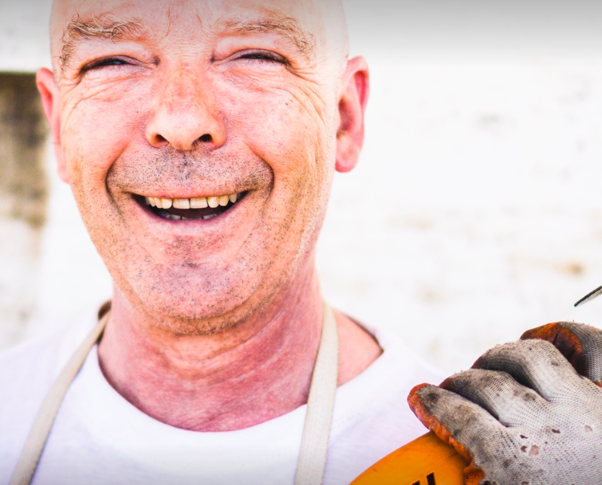 happy, smile, positive