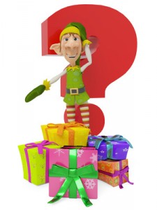 elf the santa helper cartoon in where is your present