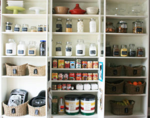 pantry, jar, tidy