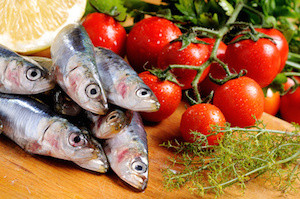 composition of sardines with various ingredients