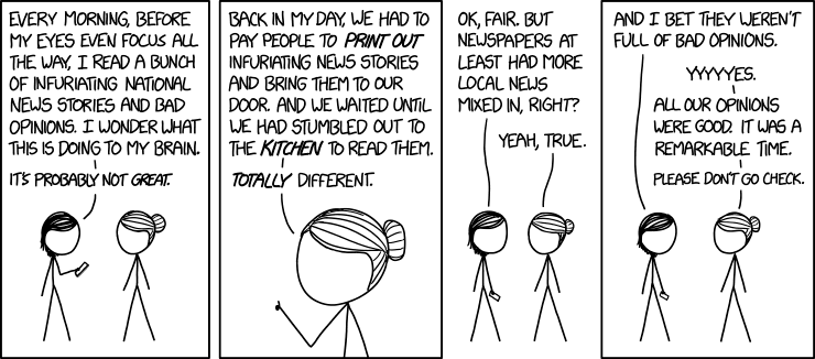 morning news xkcd