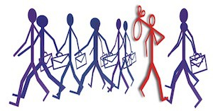 Employment and unemployment: out of work job search