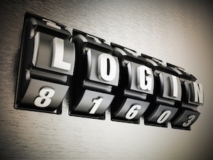 Login text as password among numbers