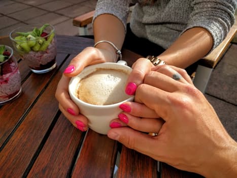 love, hands, coffee
