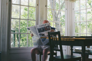 media, newspaper, reading, relax