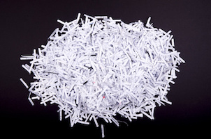 shredded information
